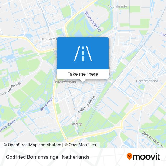 Godfried Bomanssingel map