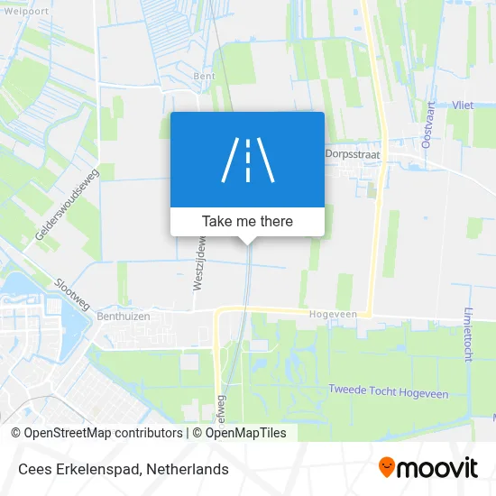 Cees Erkelenspad map