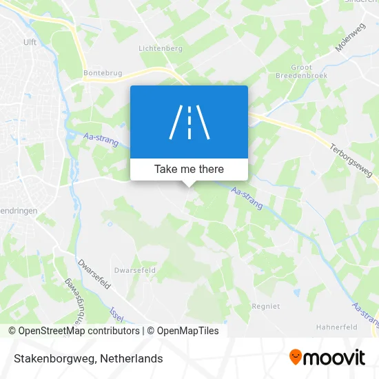 Stakenborgweg map
