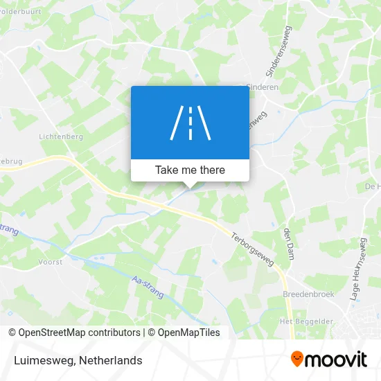 Luimesweg map