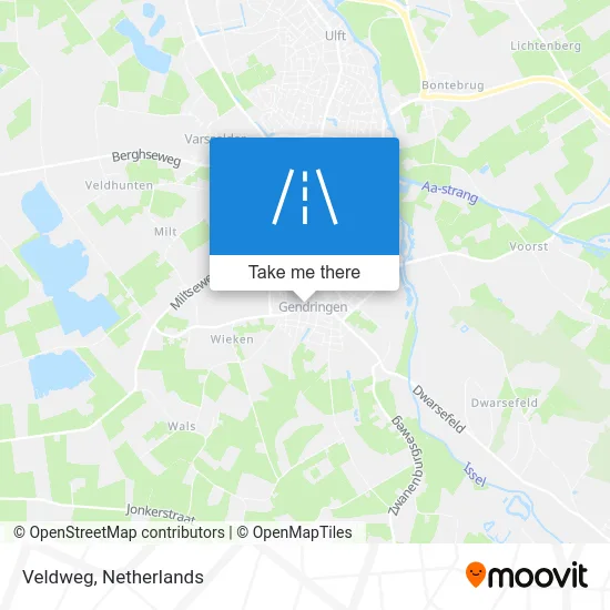 Veldweg map