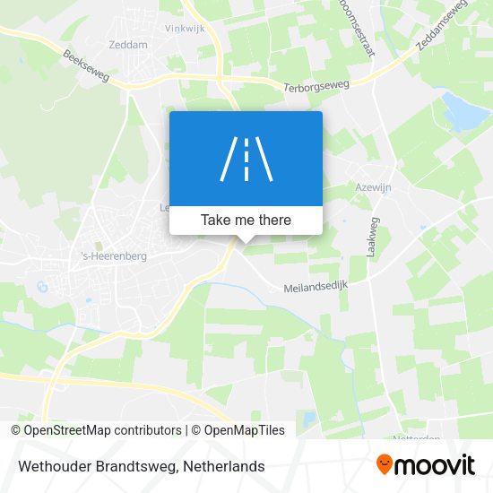 Wethouder Brandtsweg map