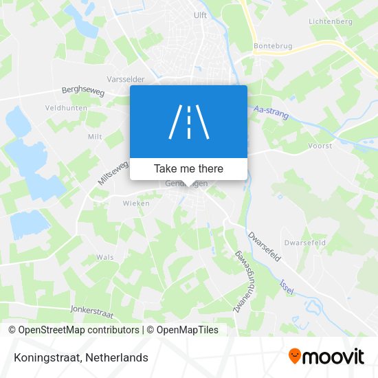 Koningstraat map