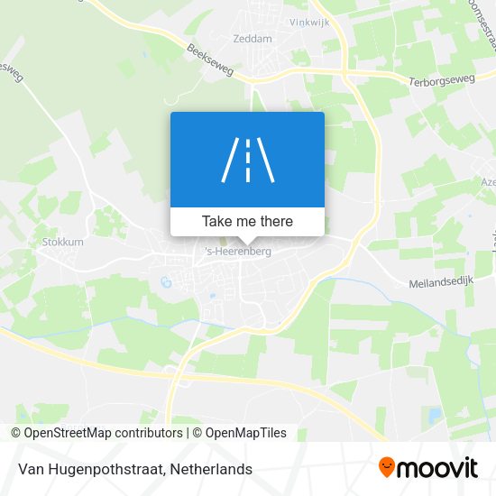 Van Hugenpothstraat map