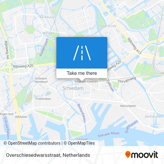 Overschiesedwarsstraat map