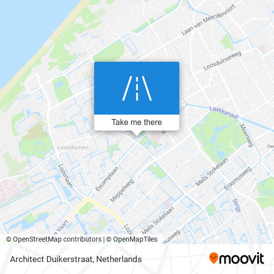 Architect Duikerstraat map