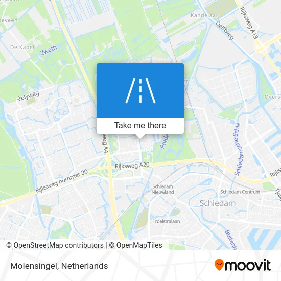Molensingel map