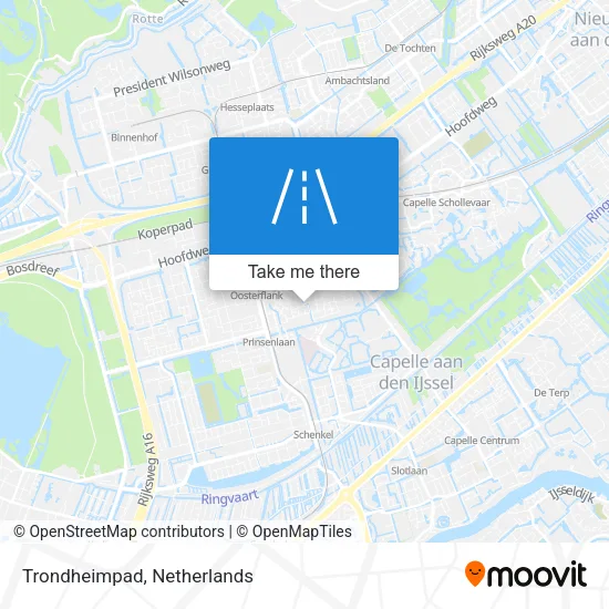 Trondheimpad map