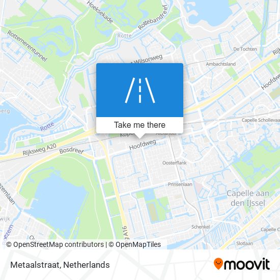 Metaalstraat map