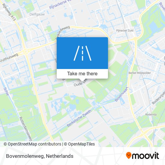 Bovenmolenweg map