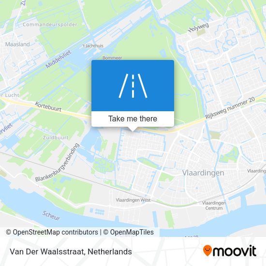 Van Der Waalsstraat map