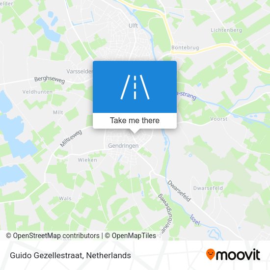 Guido Gezellestraat map