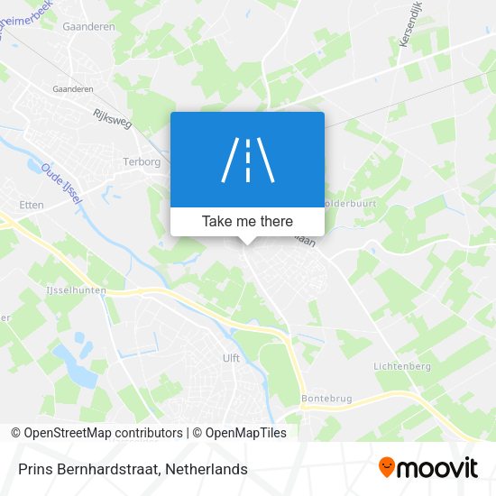 Prins Bernhardstraat map