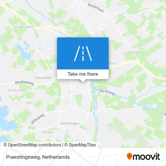 Praestingsweg map