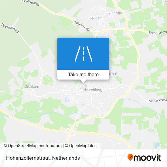 Hohenzollernstraat map