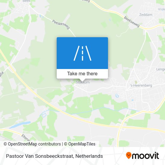 Pastoor Van Sonsbeeckstraat map