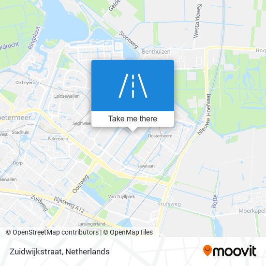 Zuidwijkstraat map