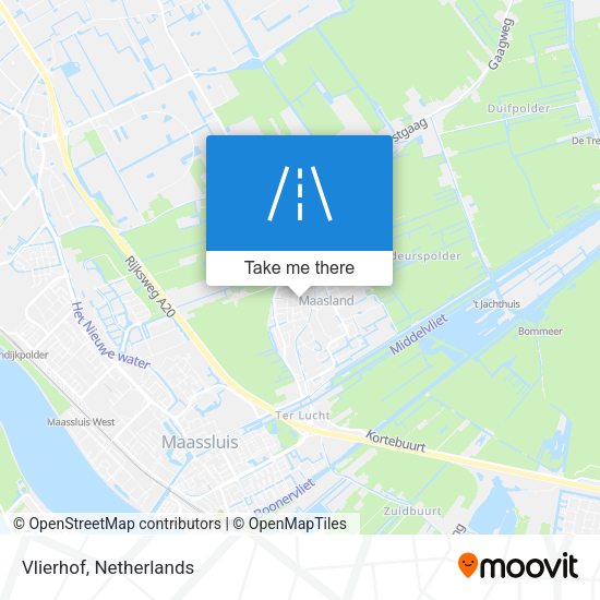 Vlierhof map