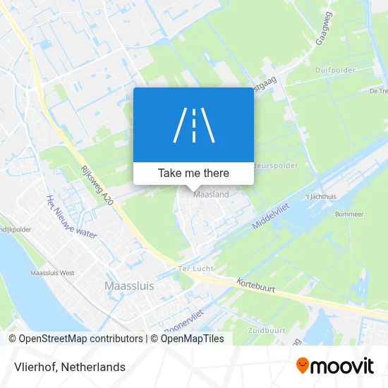 Vlierhof map