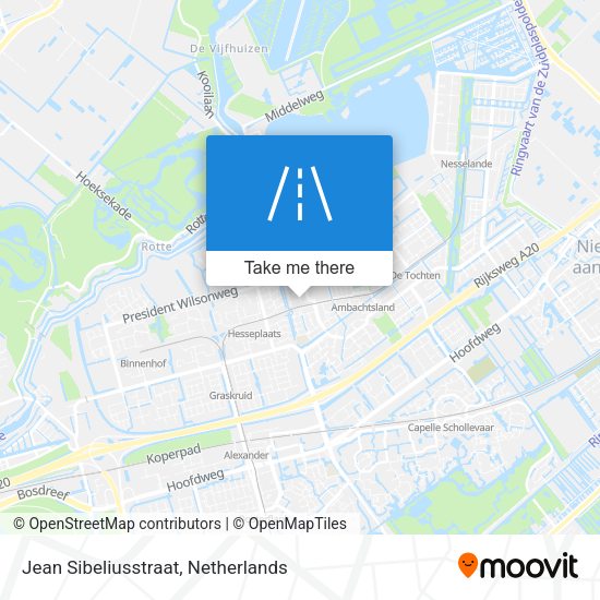Jean Sibeliusstraat map