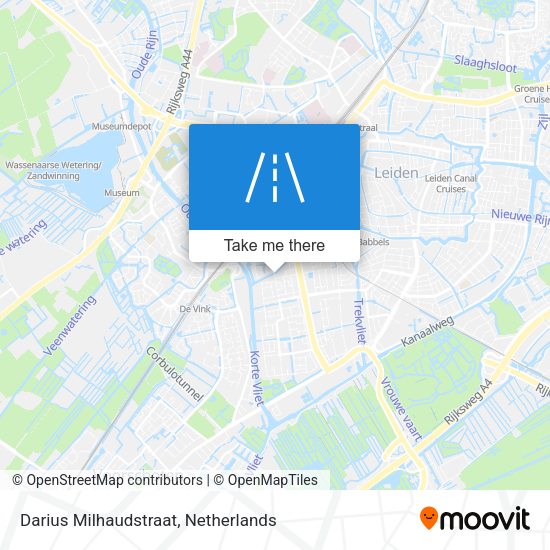 Darius Milhaudstraat map