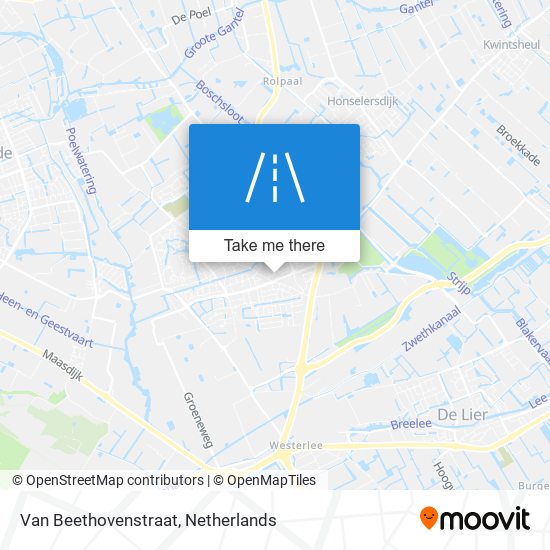 Van Beethovenstraat map