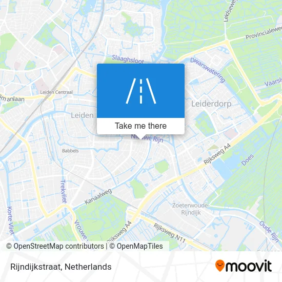 Rijndijkstraat Karte