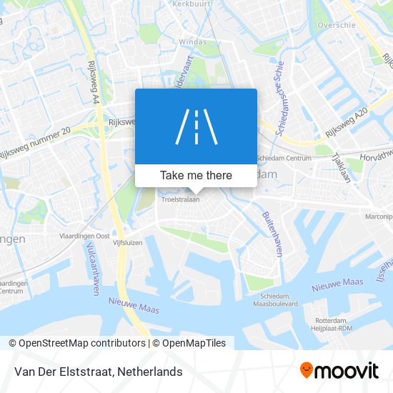 Van Der Elststraat map