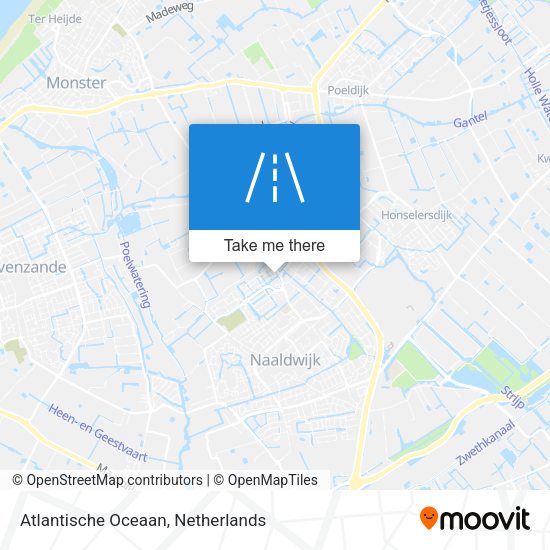 Atlantische Oceaan map