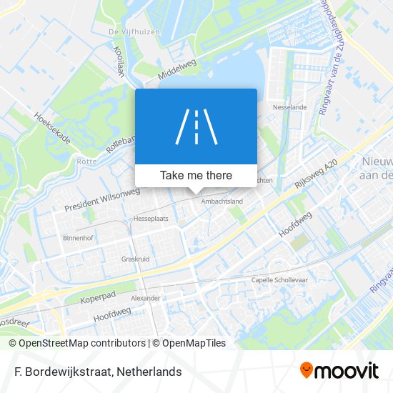 F. Bordewijkstraat map