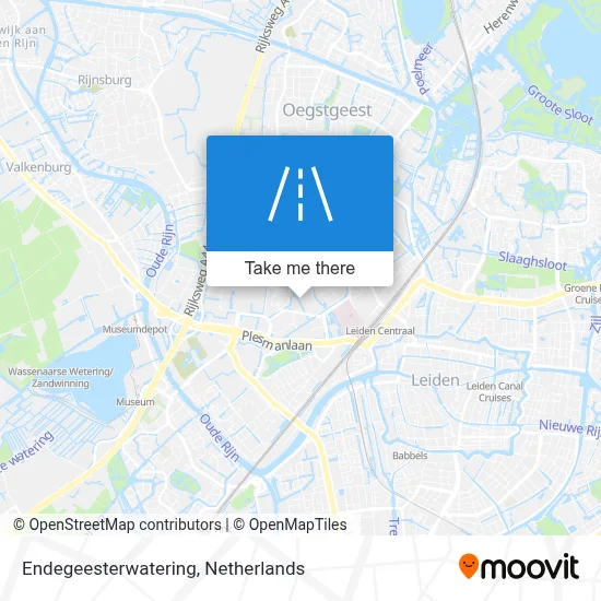 Endegeesterwatering map