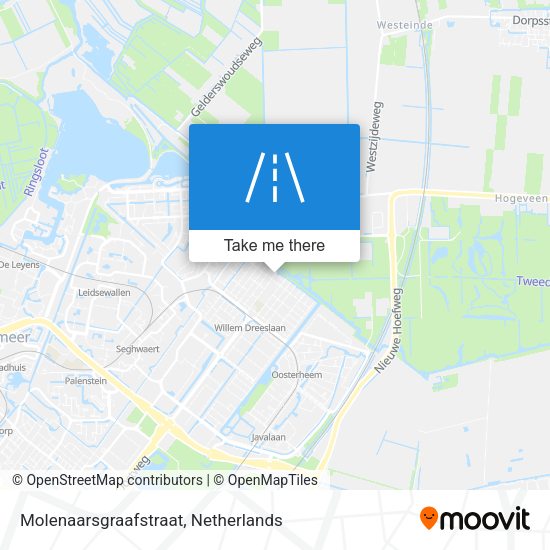 Molenaarsgraafstraat map