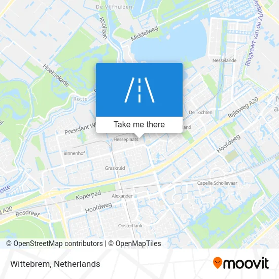 Wittebrem map