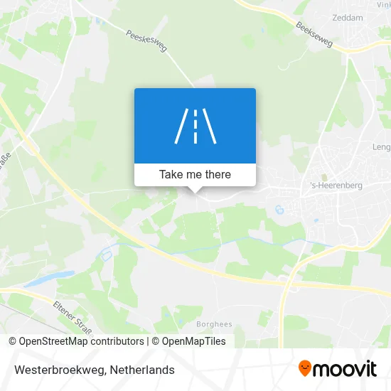 Westerbroekweg map