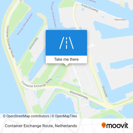 Container Exchange Route map