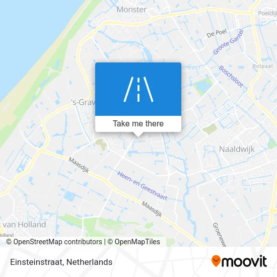 Einsteinstraat Karte