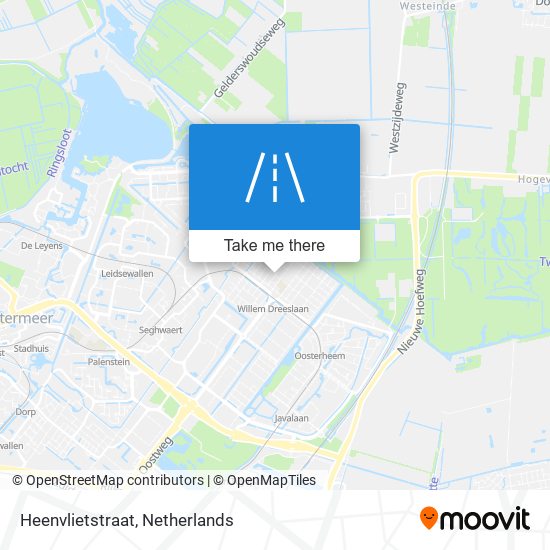 Heenvlietstraat map