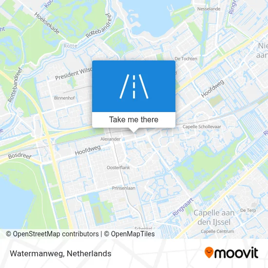 Watermanweg Karte