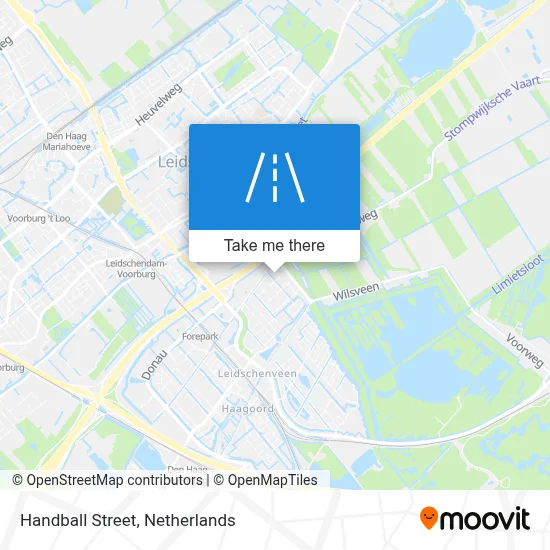Handbalstraat map