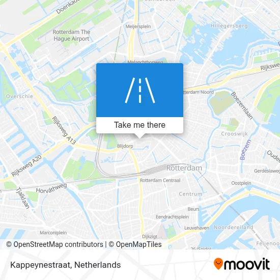 Kappeynestraat map
