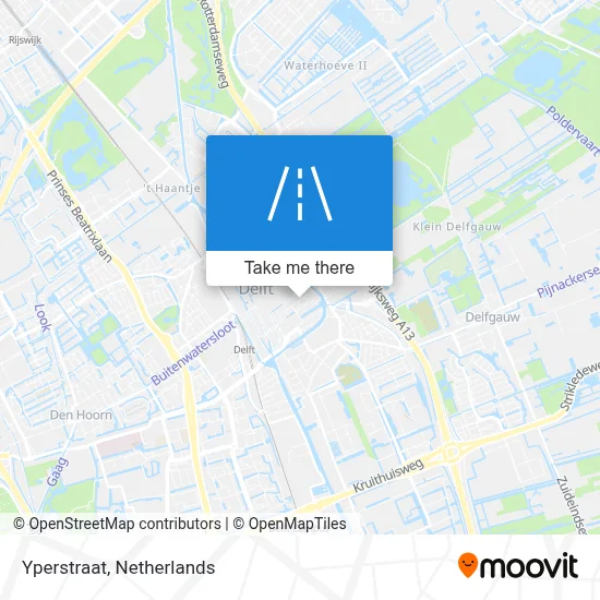 Yperstraat map