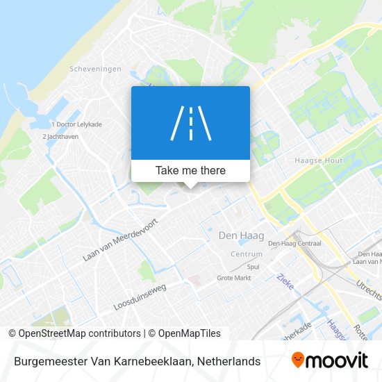 Burgemeester Van Karnebeeklaan map