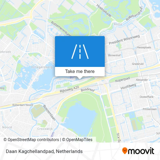 Daan Kagchellandpad map