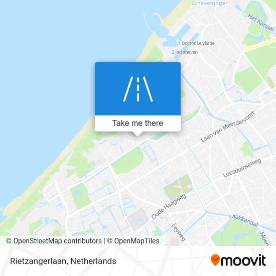 Rietzangerlaan map