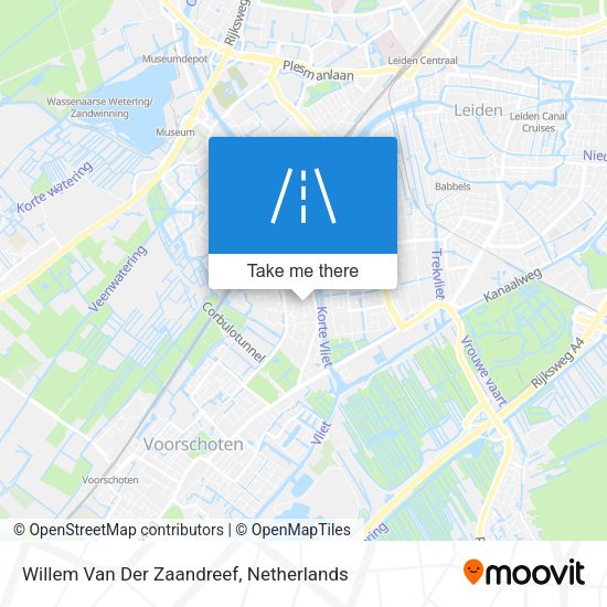 Willem Van Der Zaandreef map