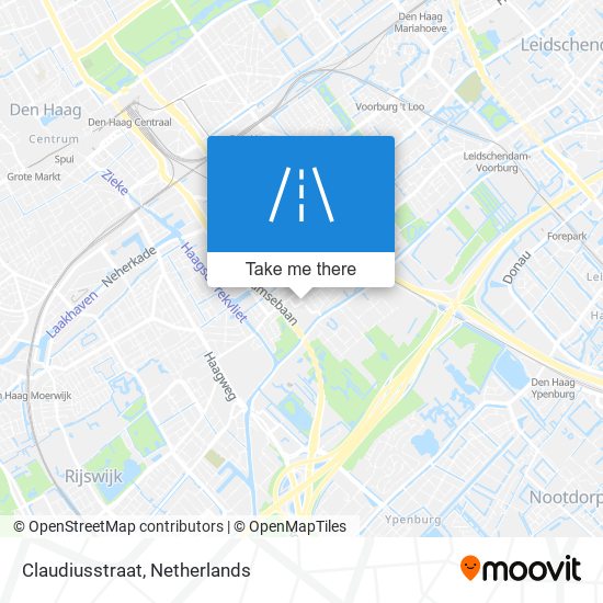 Claudiusstraat map