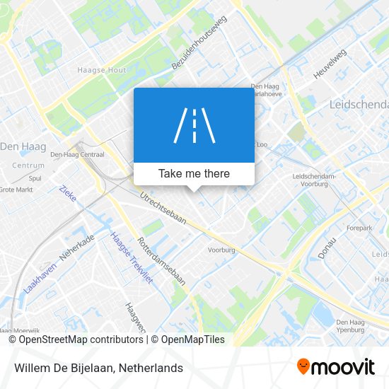 Willem De Bijelaan map