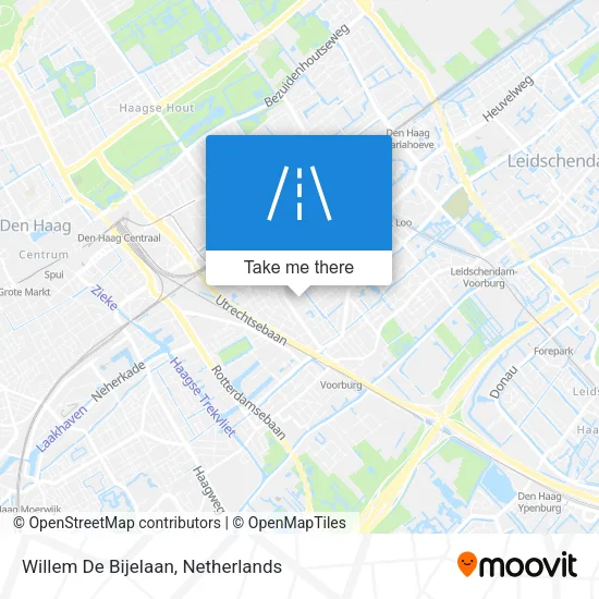 Willem De Bijelaan map