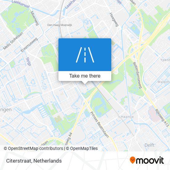 Citerstraat map