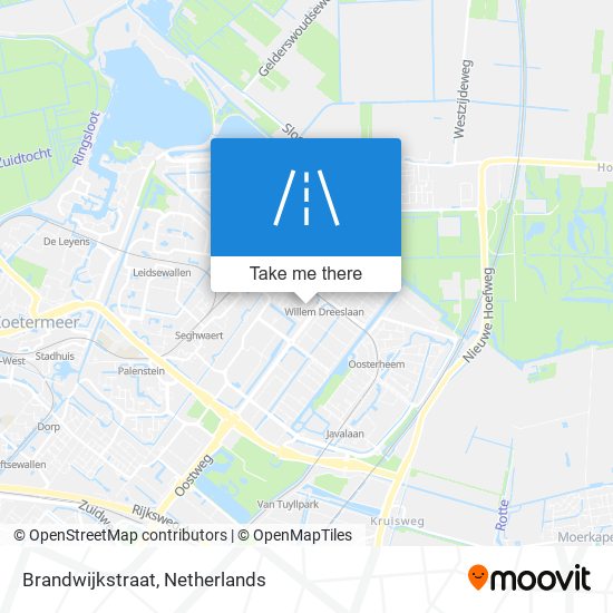 Brandwijkstraat map